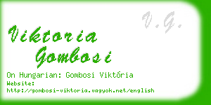 viktoria gombosi business card